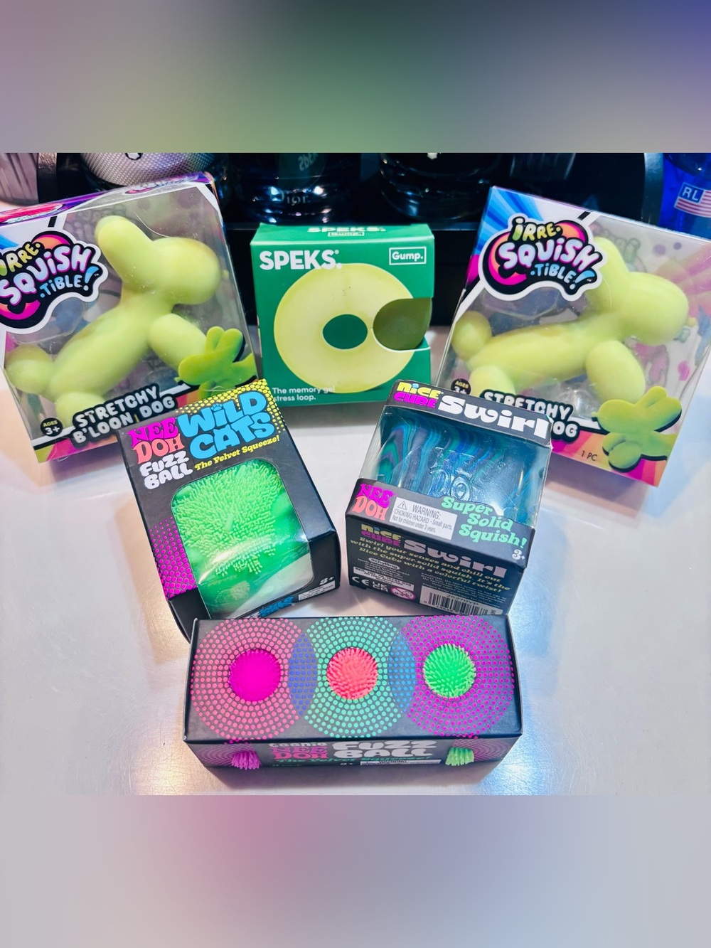 NEEDOH Speks Squishy Balloon Dog Bundle